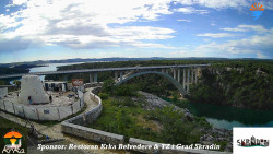 Skradin, řeka Krka, most A1