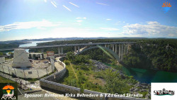 Skradin, řeka Krka, most A1