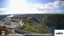 Skradin, řeka Krka, most A1
