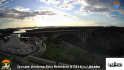 Skradin, řeka Krka, most A1