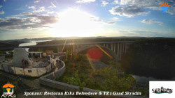 Skradin, řeka Krka, most A1