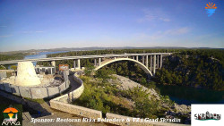 Skradin, řeka Krka, most A1
