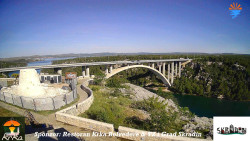 Skradin, řeka Krka, most A1