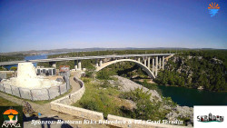 Skradin, řeka Krka, most A1