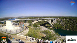 Skradin, řeka Krka, most A1