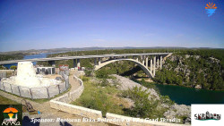 Skradin, řeka Krka, most A1