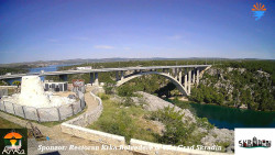 Skradin, řeka Krka, most A1