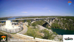 Skradin, řeka Krka, most A1