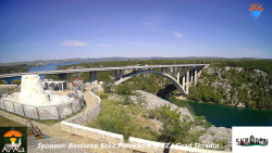 Skradin, řeka Krka, most A1