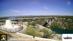 Skradin, řeka Krka, most A1