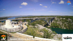 Skradin, řeka Krka, most A1
