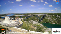 Skradin, řeka Krka, most A1