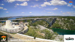 Skradin, řeka Krka, most A1
