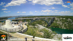 Skradin, řeka Krka, most A1