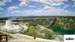 Skradin, řeka Krka, most A1