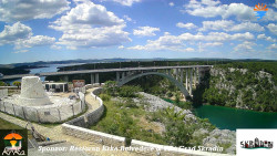 Skradin, řeka Krka, most A1