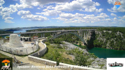 Skradin, řeka Krka, most A1