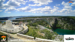 Skradin, řeka Krka, most A1