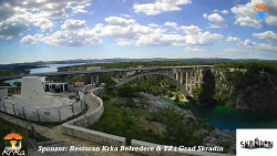 Skradin, řeka Krka, most A1