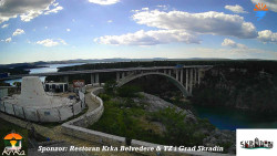 Skradin, řeka Krka, most A1