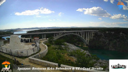 Skradin, řeka Krka, most A1