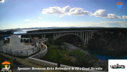 Skradin, řeka Krka, most A1