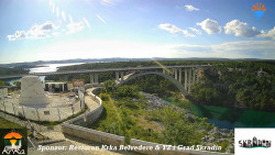 Skradin, řeka Krka, most A1
