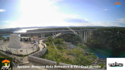 Skradin, řeka Krka, most A1