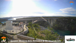 Skradin, řeka Krka, most A1