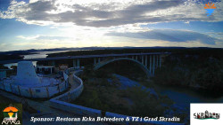 Skradin, řeka Krka, most A1