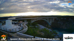 Skradin, řeka Krka, most A1