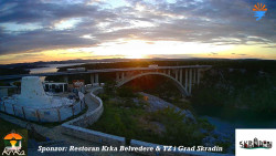 Skradin, řeka Krka, most A1