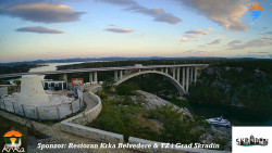Skradin, řeka Krka, most A1
