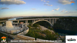 Skradin, řeka Krka, most A1