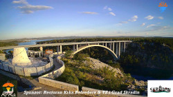 Skradin, řeka Krka, most A1