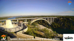 Skradin, řeka Krka, most A1