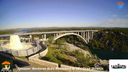 Skradin, řeka Krka, most A1