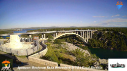 Skradin, řeka Krka, most A1