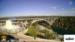Skradin, řeka Krka, most A1