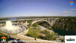 Skradin, řeka Krka, most A1