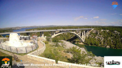 Skradin, řeka Krka, most A1