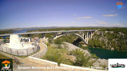 Skradin, řeka Krka, most A1