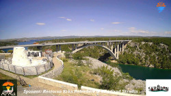 Skradin, řeka Krka, most A1
