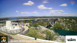 Skradin, řeka Krka, most A1