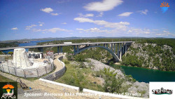 Skradin, řeka Krka, most A1