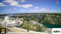 Skradin, řeka Krka, most A1