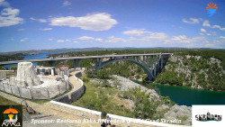 Skradin, řeka Krka, most A1