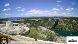 Skradin, řeka Krka, most A1