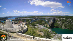 Skradin, řeka Krka, most A1