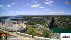 Skradin, řeka Krka, most A1
